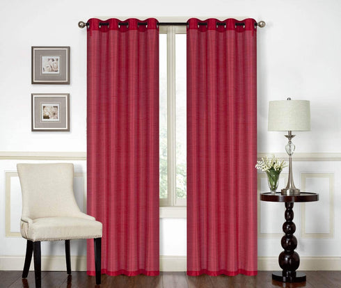 Adore the Decor™ Faux Silk 54 x 84 in. Single Grommet Curtain Panel